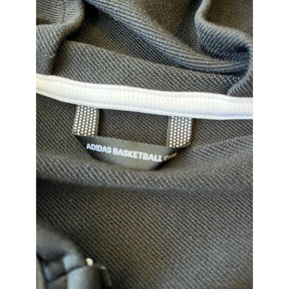 Adidas Basketball Club Hoodie Full Zip Hooded Jacket Size Medium New With Tags - Picture 5 of 9